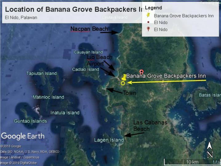 מלון Banana Grove אל נידו מראה חיצוני תמונה